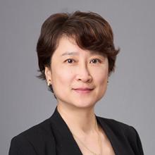 headshot of a woman with short hair